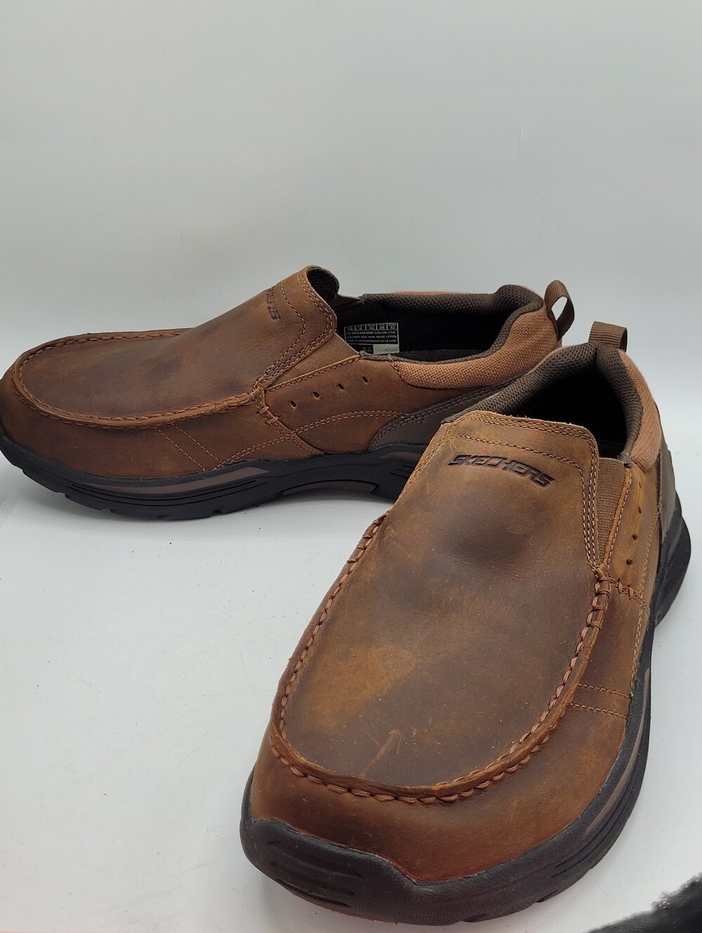 Skechers Men's Relaxed Fit Expended Seveno Slip-On Casual Shoes Size 10